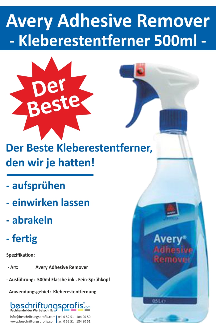 Avery Adhesive Remover KlebstoffEntferner *Der Beste* eBay