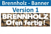 Brennholzbanner