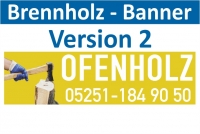 Brennholzbanner