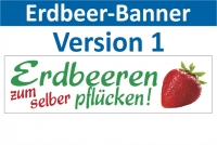 Erdbeerbanner