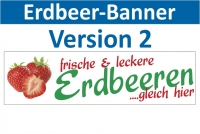 Erdbeerbanner