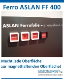 Ferro ASLAN FF 400 / magnethaftende Ferrofolie / selbstklebend