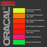 ORACAL® 6510 Fluorescent Cast Tagleuchtende Fluoreszierende PVC Folie 63cm