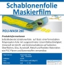 Schablonierfolie / Maskierfilm Politape Poli-Mask P288